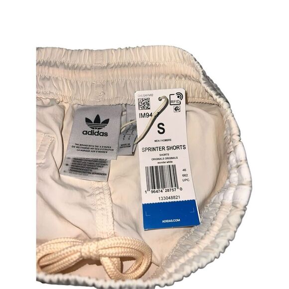 Adidas Men's Small Originals Adicolor Classics Sprinter Shorts Beige IM9417 - Picture 4 of 4